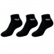 Calcetines Siux Basic cortos Pack 3u negros