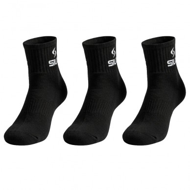 Calcetines Siux Basic Pack 3u negros