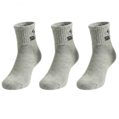 Calcetines Siux Basic Pack 3u grises