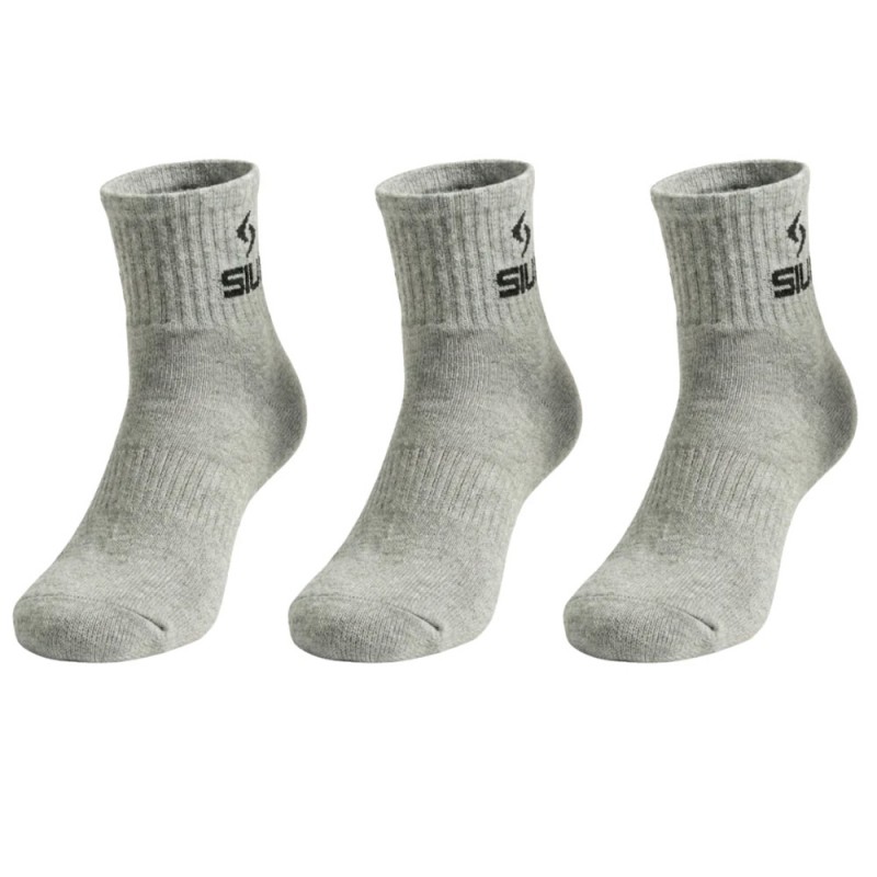 Calcetines Siux Basic Pack 3u grises