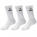 Calcetines Siux Basic altos Pack 3u blancos