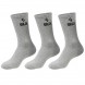 Calcetines Siux Basic altos Pack 3u grises