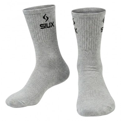 Calcetines Siux Basic altos Pack 3u grises