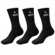 Calcetines Siux Basic altos Pack 3u negros