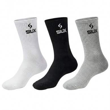 Calcetines Siux Basic altos Pack 3u mix