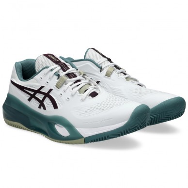 Zapatillas Asics Gel Resolution X Clay white dark aubergine 2026