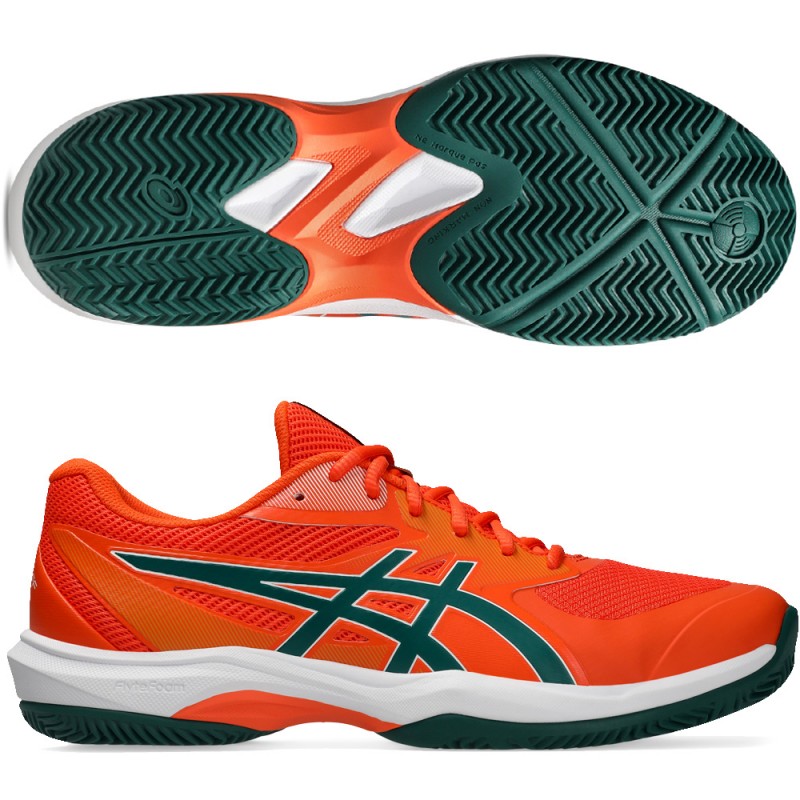 Zapatillas Asics Game FF Padel energy orange jewel green 2026