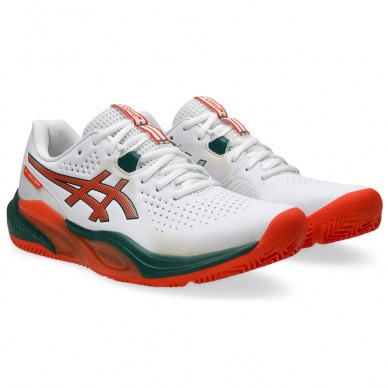 Zapatillas Asics Gel Challenger 15 Padel white energy orange 2026