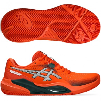 Zapatillas Asics Gel Challenger 15 Padel energy orange jewel green 2026