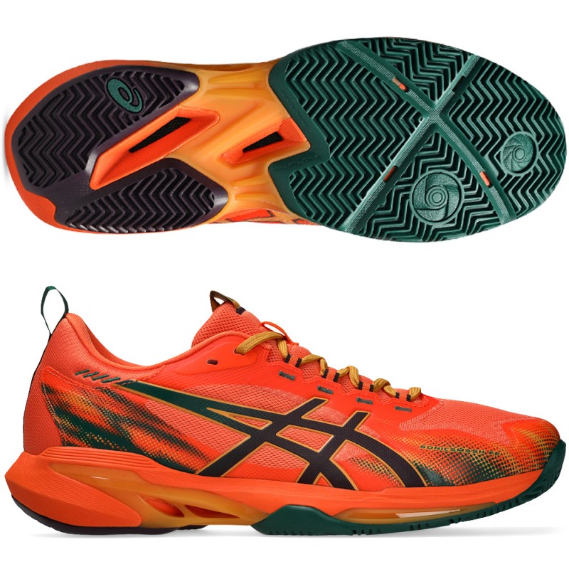 Zapatillas Asics Sonicsmash FF energy orange dark aubergine 2026