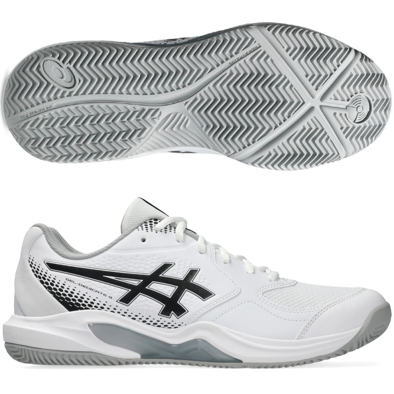 Zapatillas Asics Gel Dedicate 9 Padel white black 2026