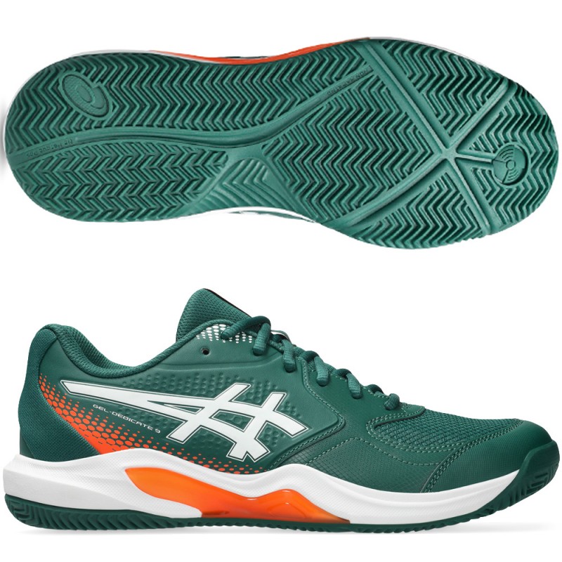 Zapatillas Asics Gel Dedicate 9 Padel jewel green white 2026