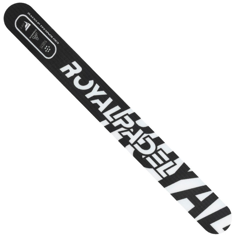 Protector Royal Padel negro logo blanco