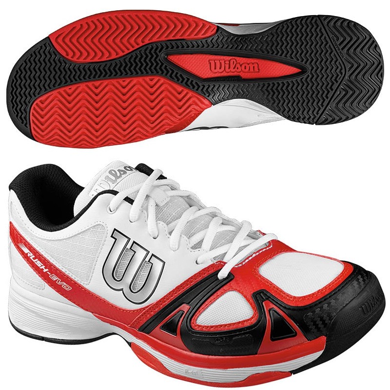 Zapatillas wilson Rush Evo Red Black 2016 Zapatillas wilson Rush Evo Red Black 2016