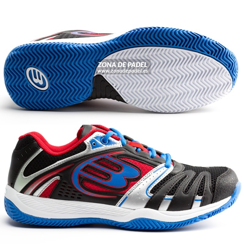 Zapatilla bullpadel Bale Negro Plata 2016 Zapatilla bullpadel Bale Negro Plata 2016