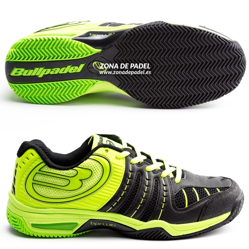 Zapatilla bullpadel Barin Negro Verde 2016 Zapatilla bullpadel Barin Negro Verde 2016