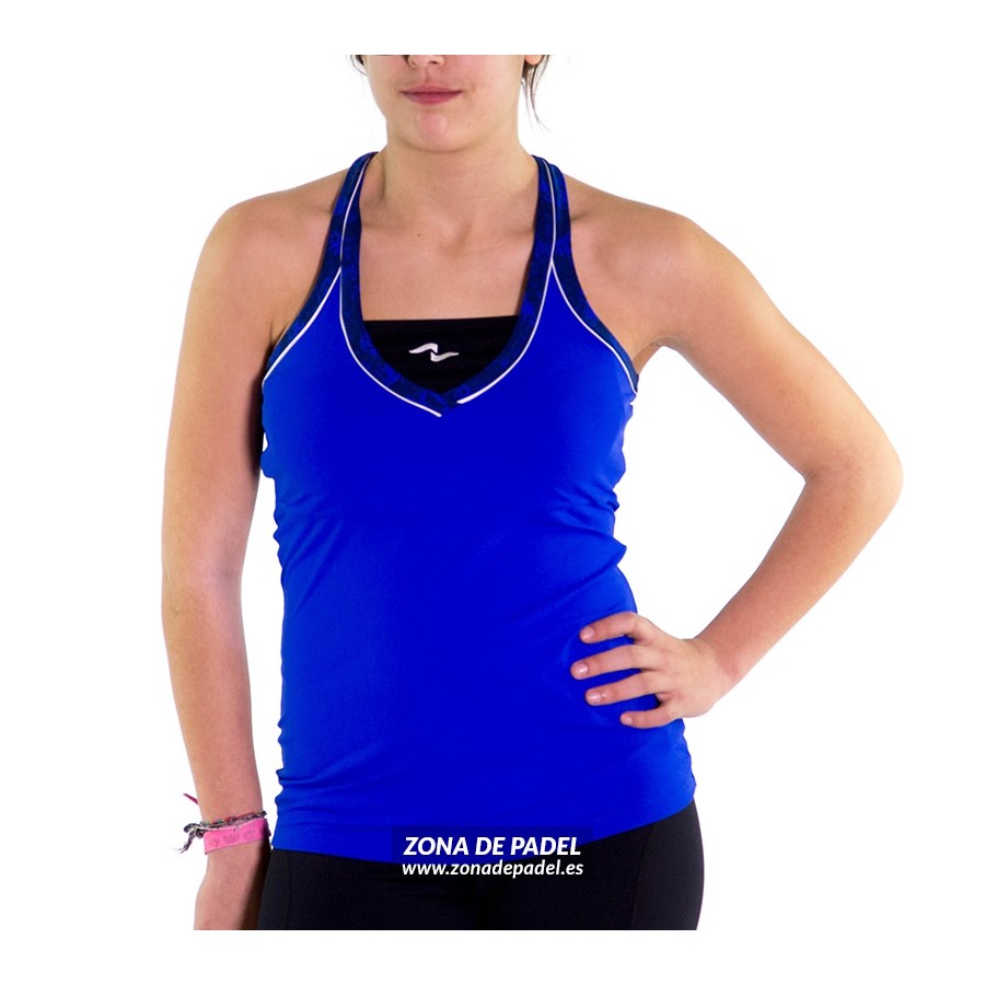 Camiseta nafta Tirantes Negra Azul CA739-285100