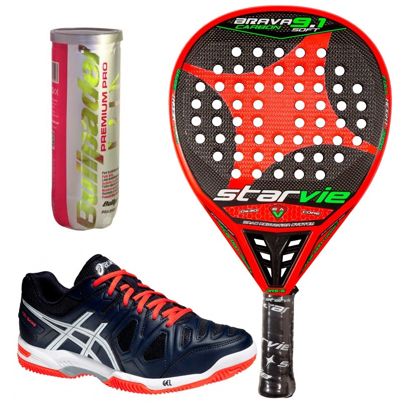 Pack Star Vie Brava 9.1 2016 + Zapatillas Asics + Bolas Pack Star Vie Brava 9.1 2016 + Zapatillas Asics + Bolas