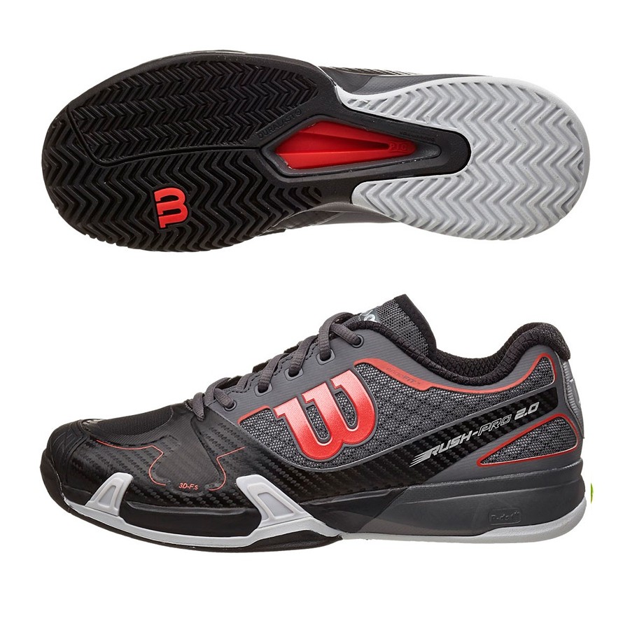 Zapatillas wilson Rush Pro 2.0 Black