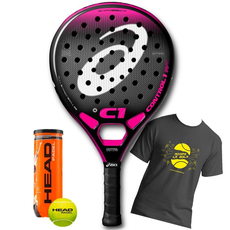 Comprar Pala Asics C1 Control Fucsia 2016 - de Padel - Zona de Padel