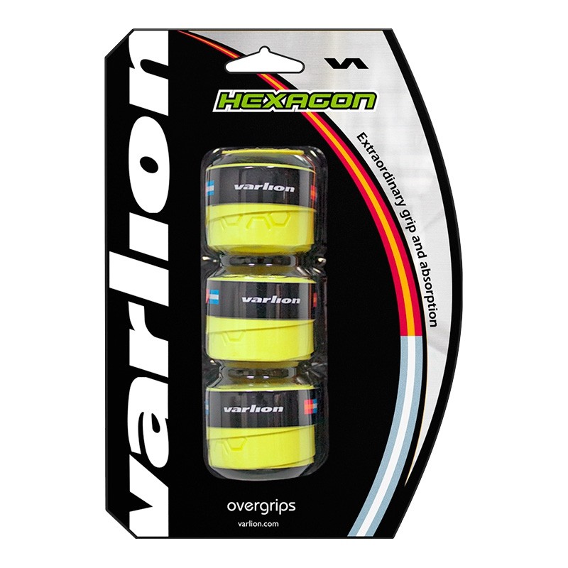 Overgrip varlion Hexagon Amarillo Fluor