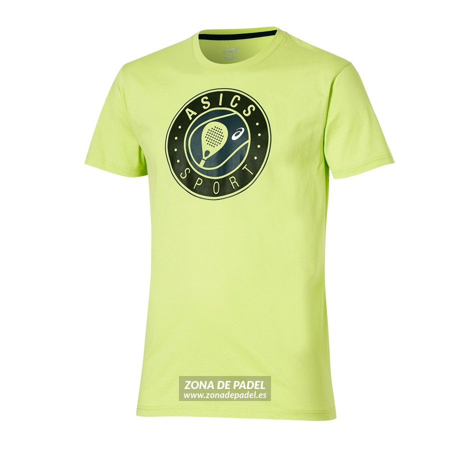 Camiseta Asics Logo SS Graphic Top Neon Lime 2016