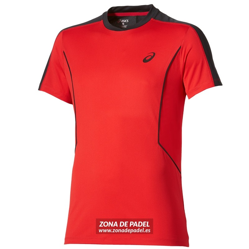 Camiseta Asics Padel SS Top Fiery Red 2016 Camiseta Asics Padel SS Top Fiery Red 2016