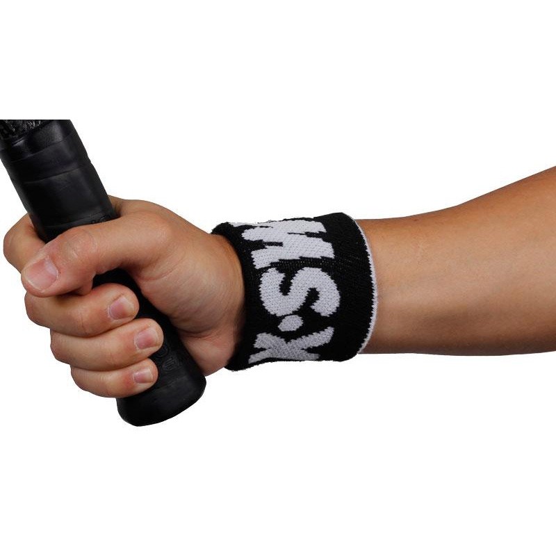 Muñequera Kswiss RVRSBL 3 Blanca y negra Muñequera Kswiss RVRSBL 3 Blanca y negra