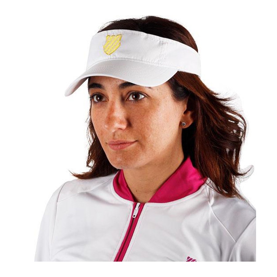 Visera Kswiss blanca sunny Lime