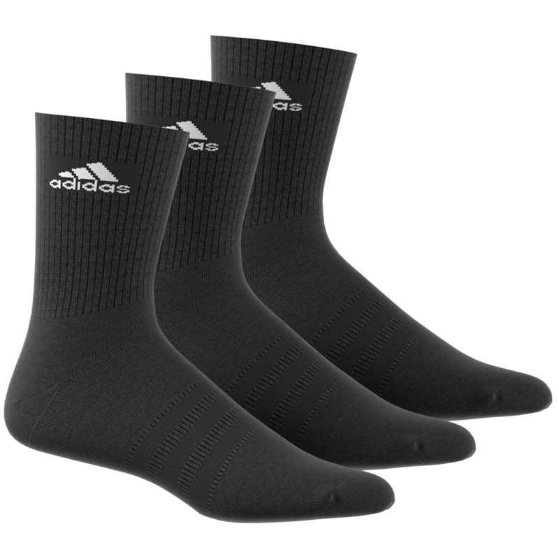 Pack 3 Adidas largos Negros - Zona de Padel