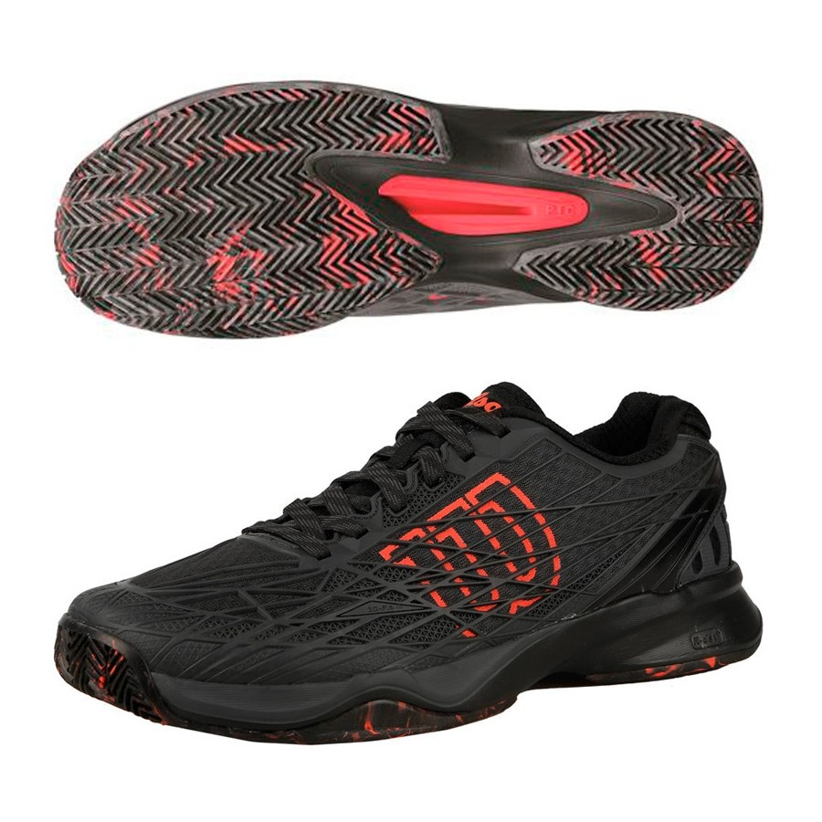  Zapatillas Wilson Kaos Clay Court Ebony Black / Fiery