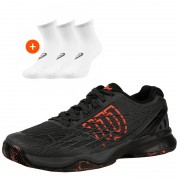  Zapatillas Wilson Kaos Clay Court Ebony Black / Fiery