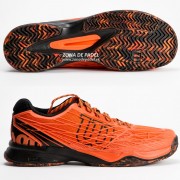  Zapatillas Wilson Kaos Clay Court Flame Black 2017