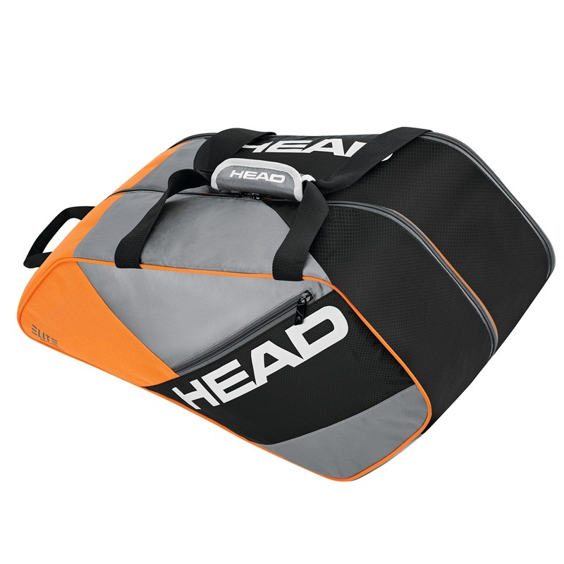 Paletero Head Elite Padel Supercombi Gris/Naranja Paletero Head Elite Padel Supercombi Gris/Naranja