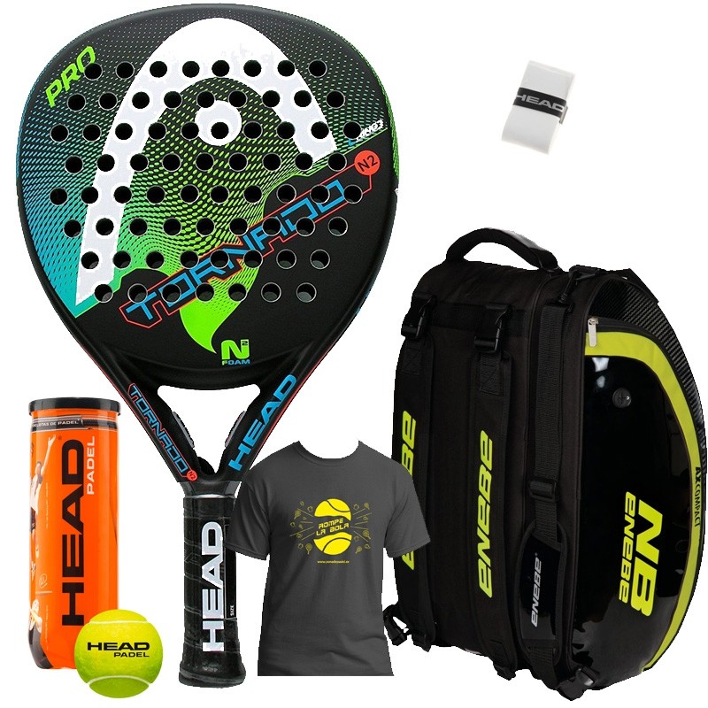 Pack pádel Head Tornado N2 Pro Zona Padel