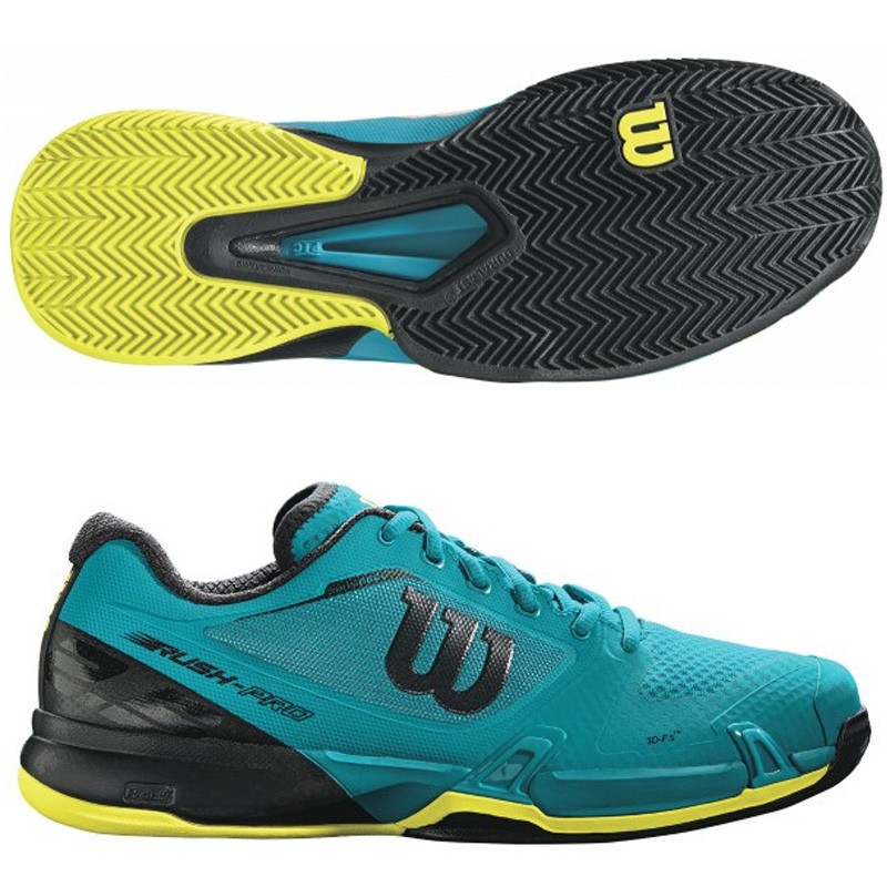 Zapatillas Wilson Rush Pro 2.5 Clay Enamel Blue / Black 2017 Zapatillas Wilson Rush Pro 2.5 Clay Enamel Blue / Black 2017
