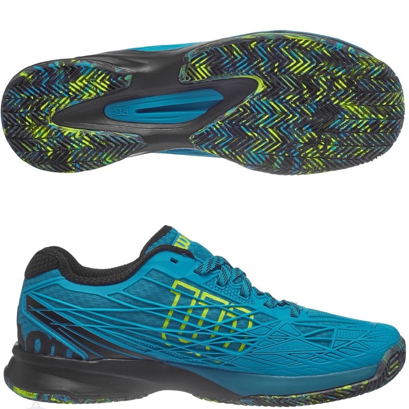 Zapatillas Wilson Kaos Clay Court Enamel Blue / Black 2017 Zapatillas Wilson Kaos Clay Court Enamel Blue / Black 2017