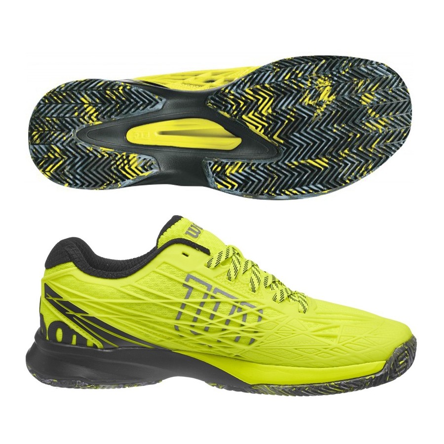 Zapatillas Wilson Kaos Clay Court Safety Yellow / Black 2017