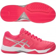 Zapatillas Asics Gel Game 6 Clay Rouge Red Silver White 2017