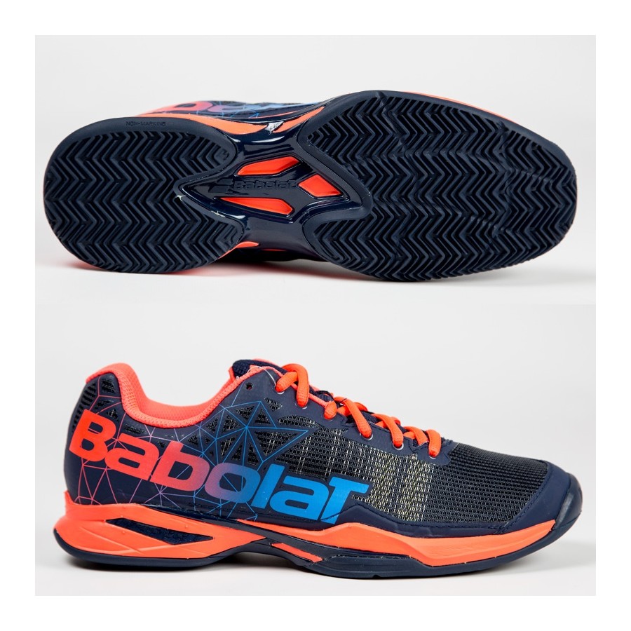 Zapatillas Babolat Jet Team Padel Men Bleu Rouge 2017