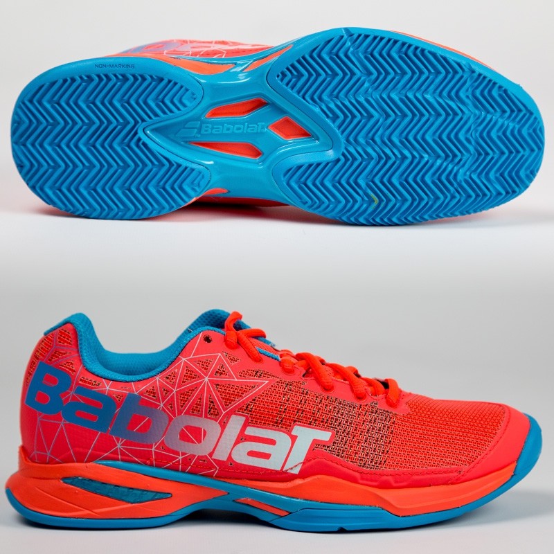 Zapatillas Babolat Jet Team Padel Woman Rouge Fluor 2017 Zapatillas Babolat Jet Team Padel Woman Rouge Fluor 2017