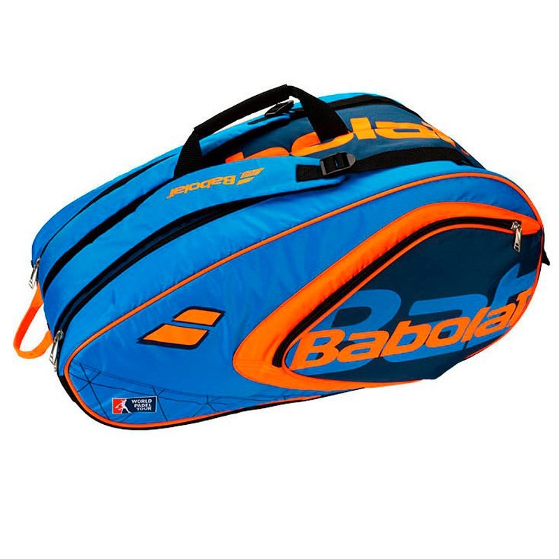 Paletero Babolat Club Padel WPT Orange Bleu 2017 Paletero Babolat Club Padel WPT Orange Bleu 2017
