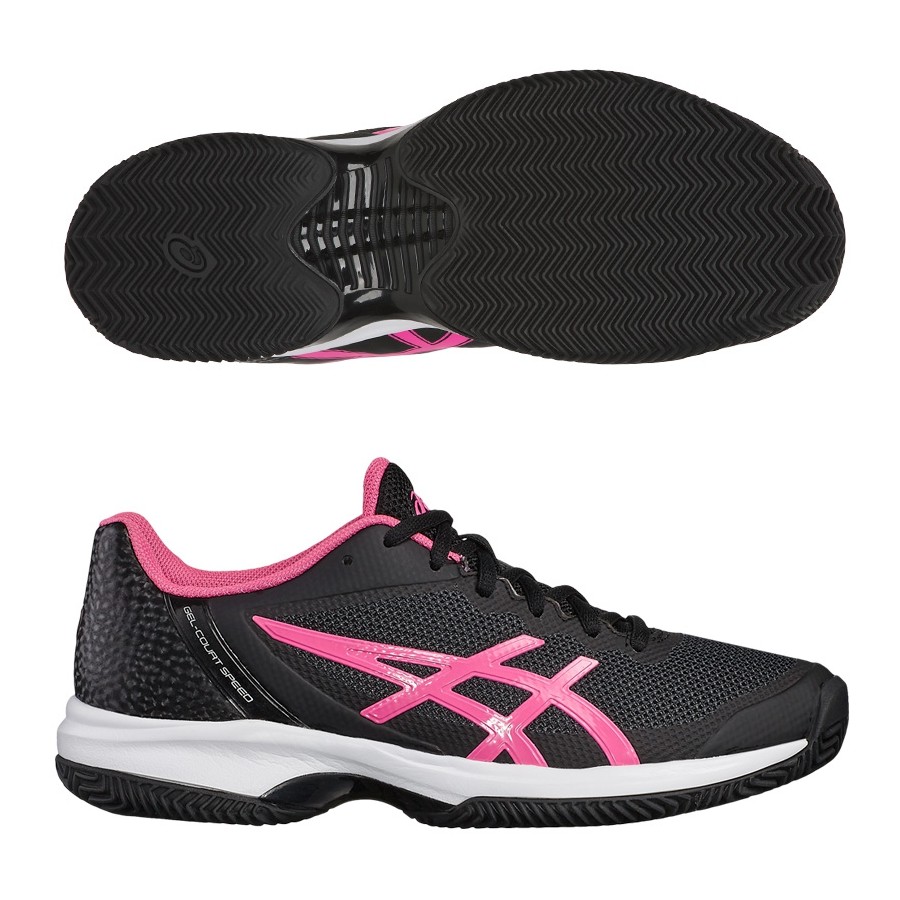 Zapatillas Asics Gel Court Speed Clay Black / Hot Pink 2018