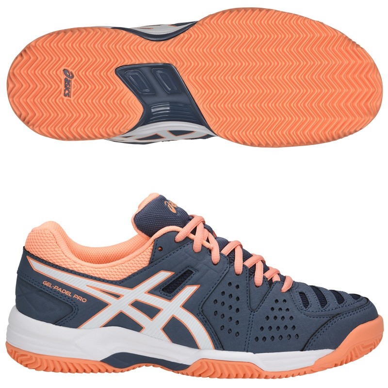 Zapatillas Asics Gel Padel Pro 3SG Smoke Blue / White 2018 Zapatillas Asics Gel Padel Pro 3SG Smoke Blue / White 2018