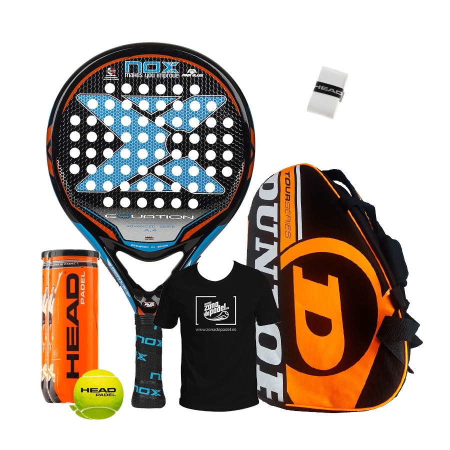 Pack Nox Equation + Paletero Competition naranja