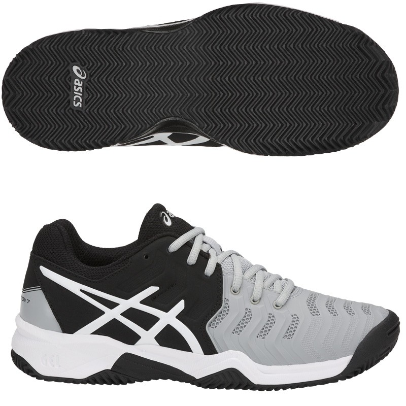 asics gel resolution 7 clay negro