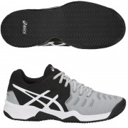 Zapatillas Asics Gel Resolution 7 Clay GS Mid Grey / Black 2018