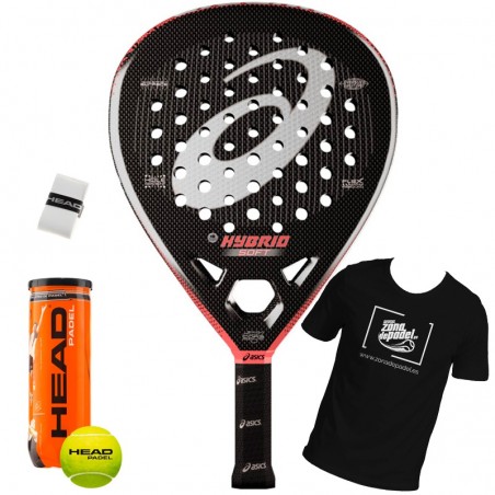 Pala Asics Hybrid Soft Coral 2018 Zona de Padel