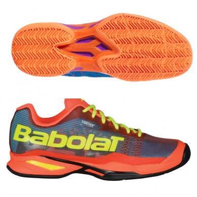 Zapatilla Babolat Jet Team Padel M Blue Orange 2018