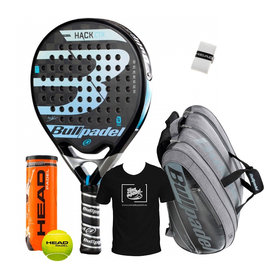 Pack Bullpadel Hack Control + Paletero BPP-18012005 2018 